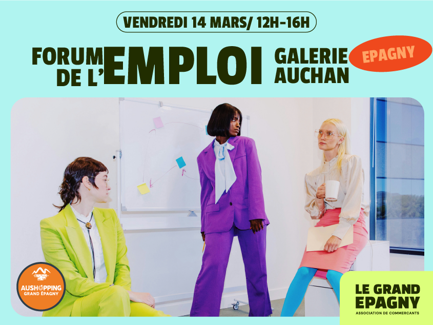 Forum de l'emploi - 14 mars - 12h à 16h - Grand Epagny