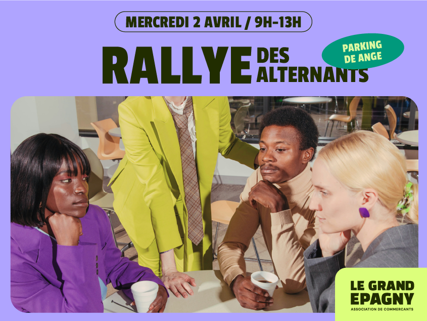 >Rally des Alternants Mecredi 2 avril de 9h à 13h