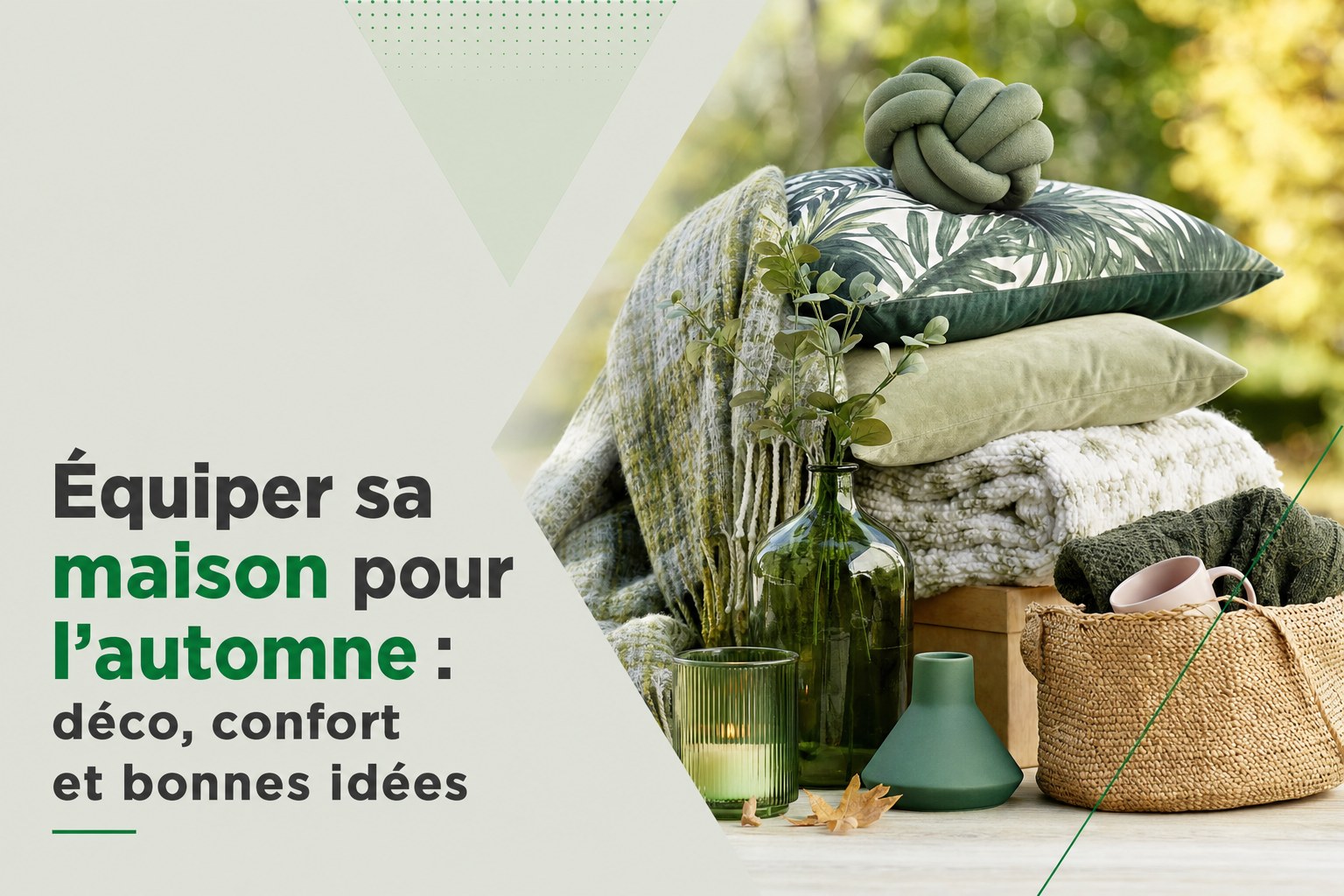 Équiper sa maison pour l'automne : déco, confort et bonnes idées