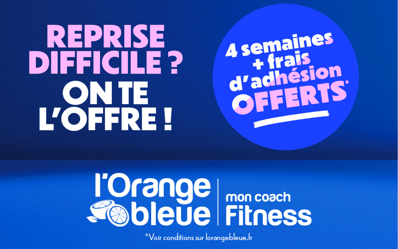 4 semaines + frais d'adhésion offerts