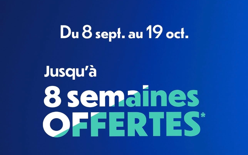 🍊 Jusqu’à 8 semaines offertes chez L’Orange Bleue !