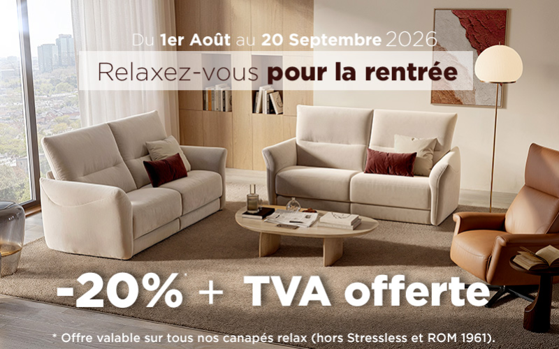 Relaxez vous poru la rentrée chez Salons Plus