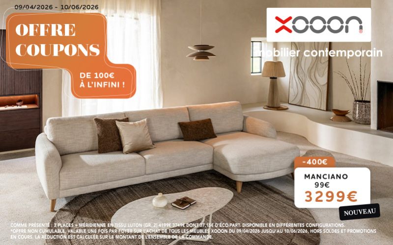 OFFRE COUPONS CHEZ XOOON ANNECY