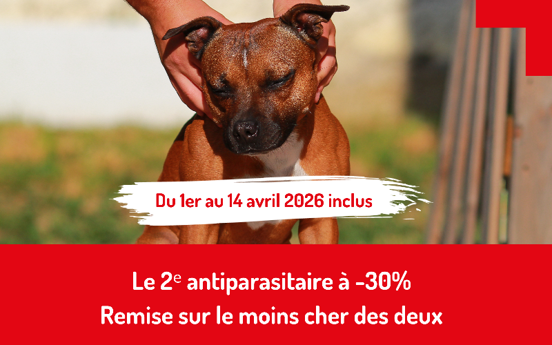 Le 2e Antiparasitaire à -30%
