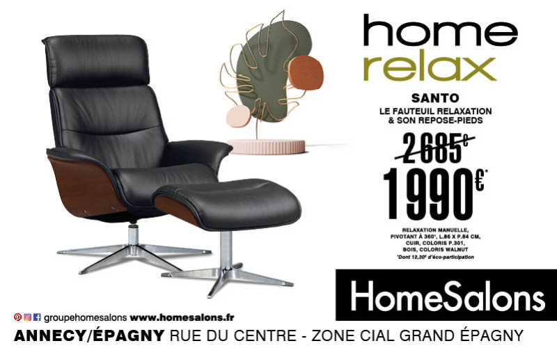 Offre Home Relax chez HomeSalons ! ✨