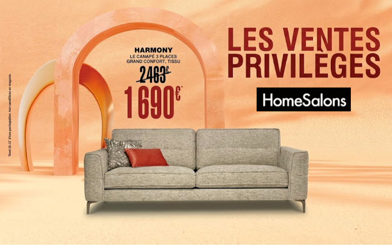 🔥Ventes Privilèges chez HomeSalons !