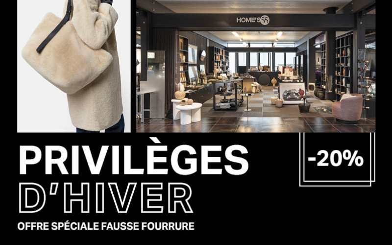 Privilèges d'hiver : -20% à l'Espace 55 sur une sélection d'articles