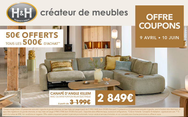 🔥 OFFRE COUPONS H&H ANNECY