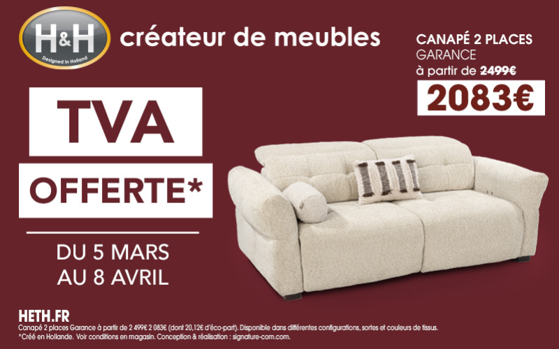 🔥 TVA OFFERTE H&H ANNECY