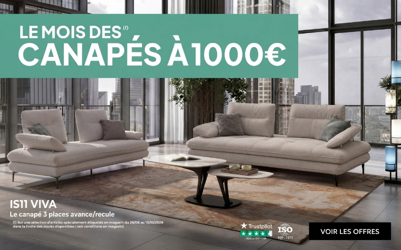 🔥 LE MOIS DES CANAPÉS À 1000€ CHEZ CHÂTEAU D’AX