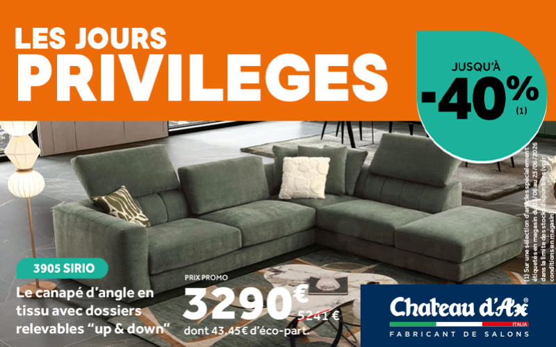 🔥 JOURS PRIVILEGES CHEZ CHÂTEAU D’AX