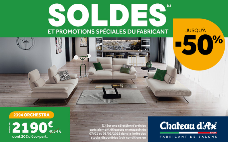 DERNIÈRE DÉMARQUE chez Château d’Ax !