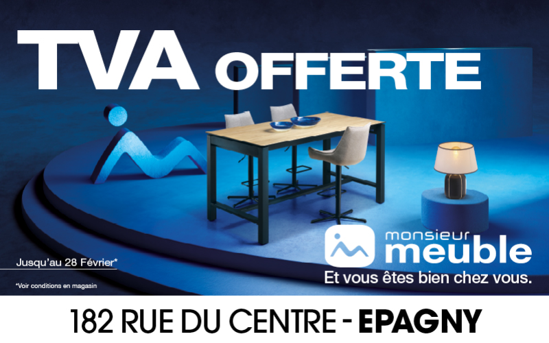 🔥 TVA OFFERTE CHEZ MONSIEUR MEUBLE
